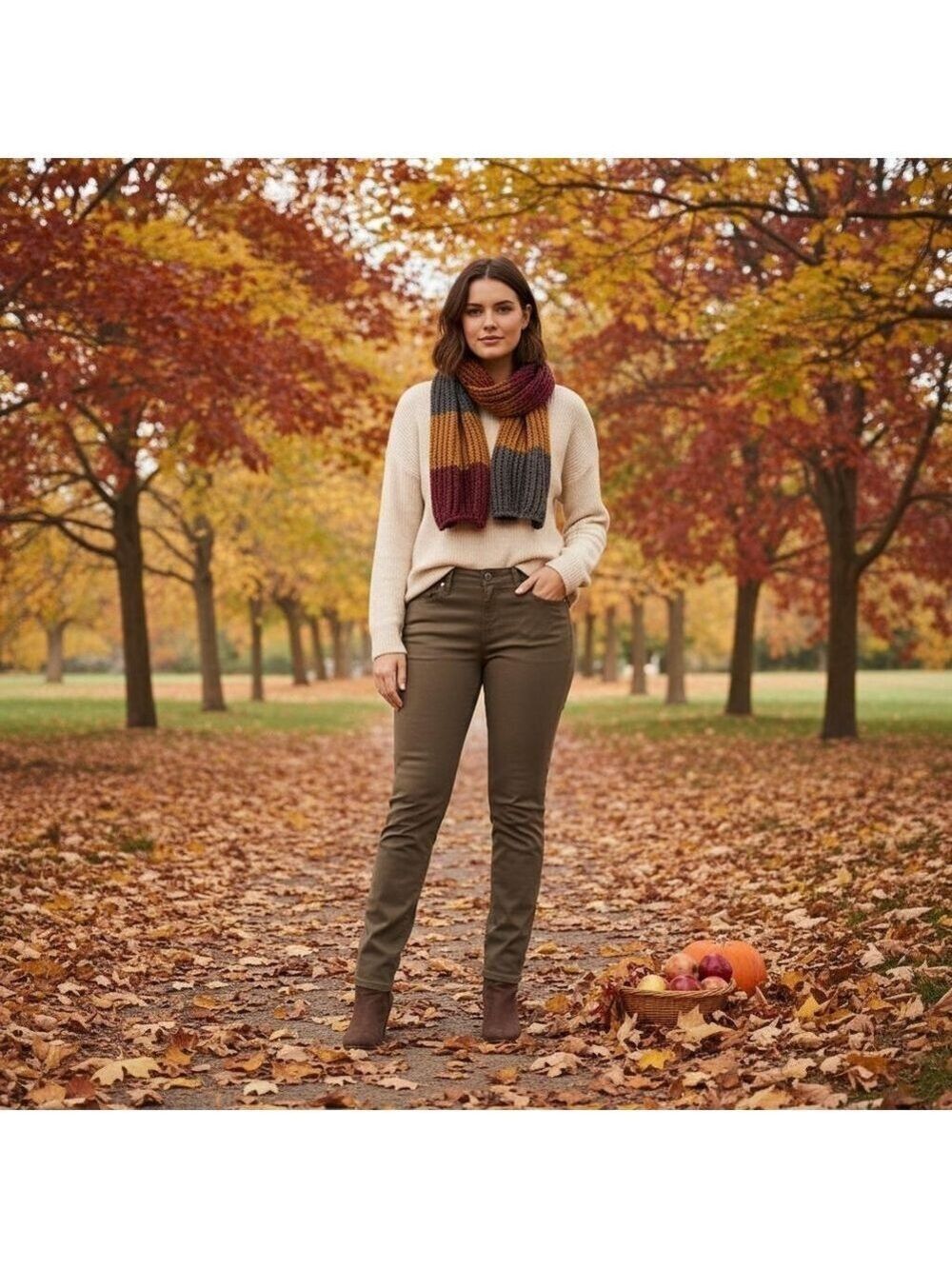 Joe's Jeans Dirty Olive Skinny Ankle  Size 28